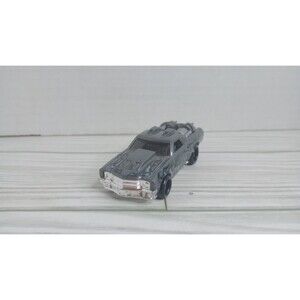 HOT WHEELS CUSTOM 1971 El Camino Gray / Black Flames Rims Racing Muscle Car